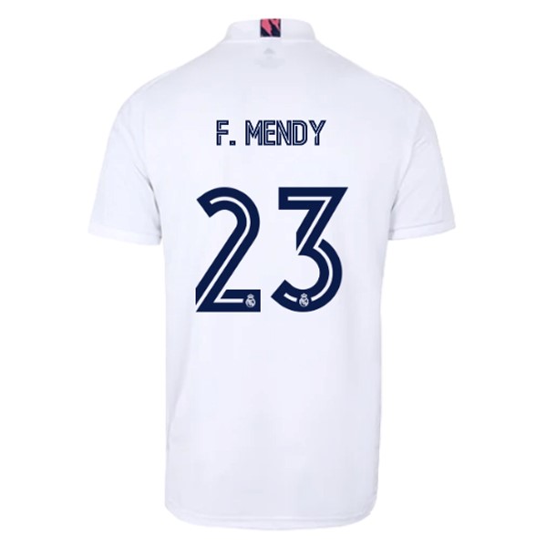 Camiseta Real Madrid Primera Equipación NO.23 F. Mendy 2020-2021 Blanco